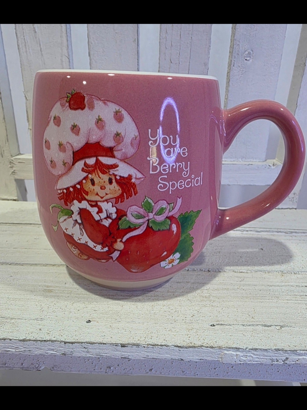 ♥️New! Strawberry Shortcake Coffee Mug - "You Are Berry Special"